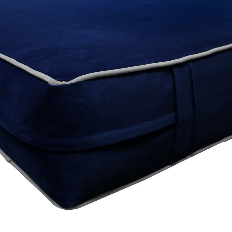 8" Thickness Velvet Indoor Daybed Mattress Fitted Sheet |Slipcover Only|