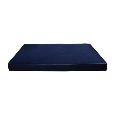 Model V5 - Velvet Indoor Daybed Mattress Bolster Pillows and Covers |Complete Set|