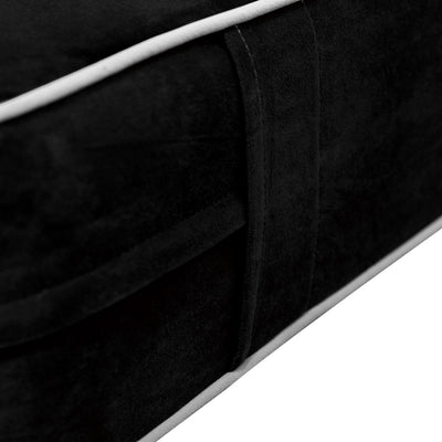 8" Thickness Velvet Indoor Daybed Mattress Fitted Sheet |Slipcover Only|