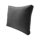 Large Size Outdoor Deep Seat Back Rest Bolster Cushion Insert and Slip Cover Set