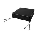 Large Size Outdoor Deep Seat Back Rest Bolster Cushion Insert and Slip Cover Set