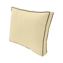 Large Size Outdoor Deep Seat Back Rest Bolster Cushion Insert and Slip Cover Set