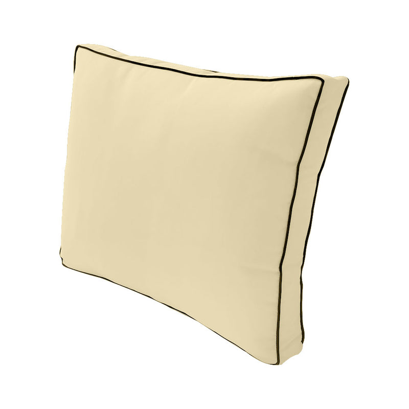 Large Size Outdoor Deep Seat Back Rest Bolster SLIP COVERS ONLY
