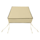 Medium Size Outdoor Deep Seat Back Rest Bolster SLIP COVERS ONLY