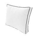 Medium Size Outdoor Deep Seat Back Rest Bolster SLIP COVERS ONLY