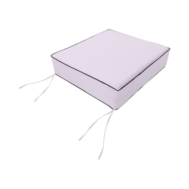 Large Size Outdoor Deep Seat Back Rest Bolster SLIP COVERS ONLY