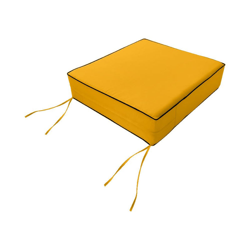 Large Size Outdoor Deep Seat Back Rest Bolster SLIP COVERS ONLY