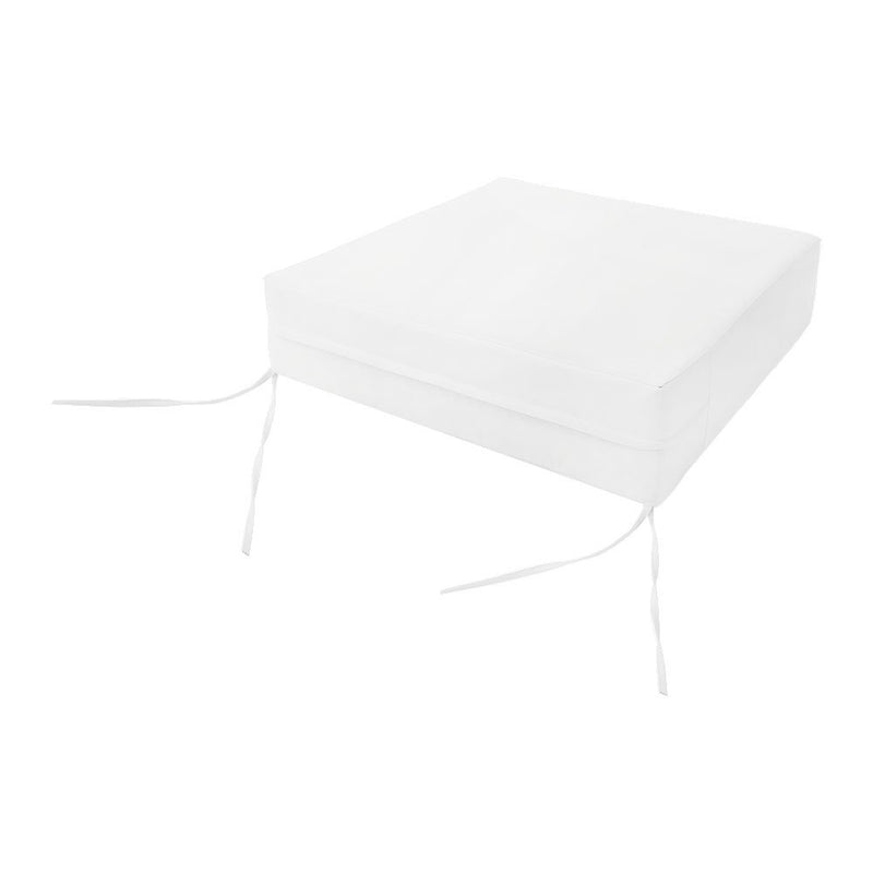 Large Size Outdoor Deep Seat Back Rest Bolster SLIP COVERS ONLY