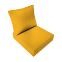 Large Size Outdoor Deep Seat Back Rest Bolster Cushion Insert and Slip Cover Set