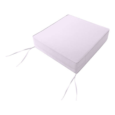 Large Size Outdoor Deep Seat Back Rest Bolster Cushion Insert and Slip Cover Set
