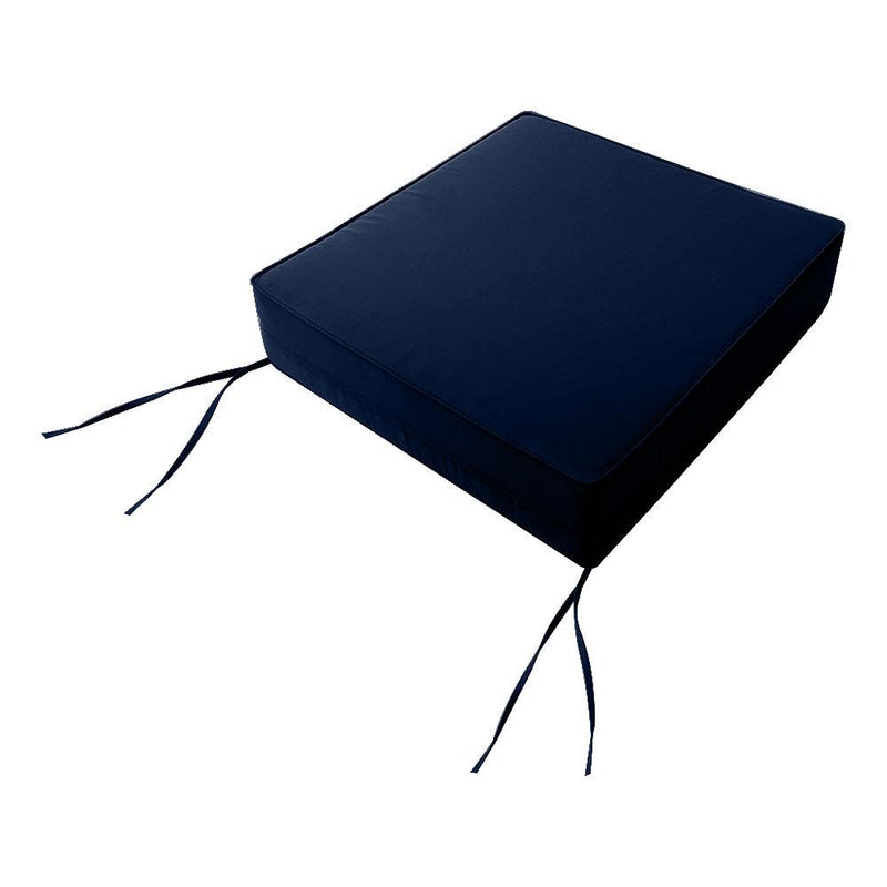 Large Size Outdoor Deep Seat Back Rest Bolster SLIP COVERS ONLY