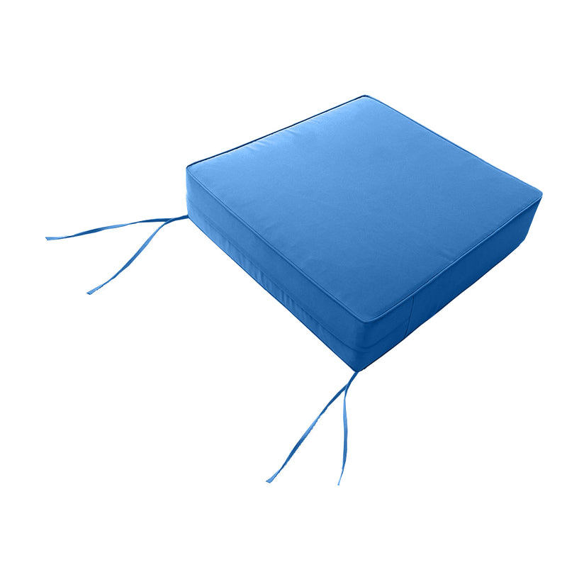 Large Size Outdoor Deep Seat Back Rest Bolster SLIP COVERS ONLY