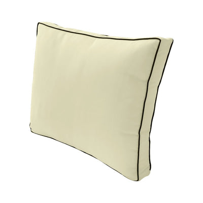 Large Size Outdoor Deep Seat Back Rest Bolster SLIP COVERS ONLY