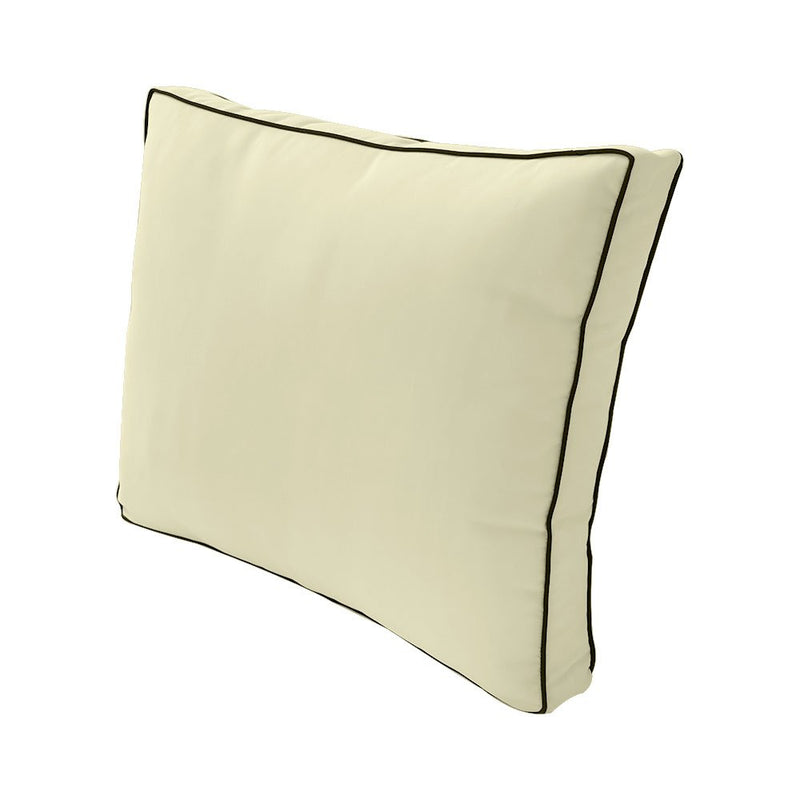 Large Size Outdoor Deep Seat Back Rest Bolster SLIP COVERS ONLY