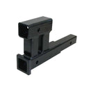 2" Dual Hitch Receiver Adapter Extender for Towing and Riser for Bicycle Rack, 4000 Lb Capacity