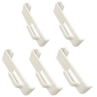 5 PCS Gridwall Utility Hook Grid wall Panel Display Picture Notch White