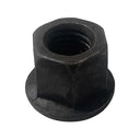 10 Pc Thread Flange Nut 1/2''-13 Steel Hex Threading Black Oxide Finish