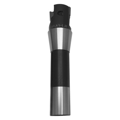 90 Degree 1-1/4'' Indexable End Mills, R8 Shank, with 2 TPG32 Inserts Milling Lathe Lathing