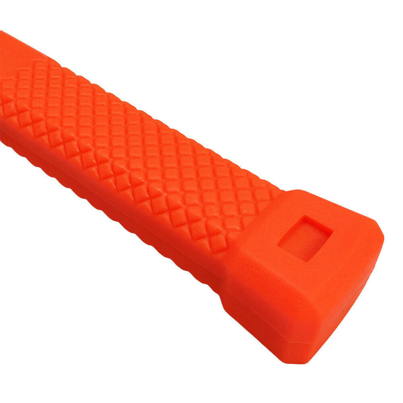 12"L Orange Dead Blow Rubber Mallet 1 LB Non-Marring And Non-Sparking Soft