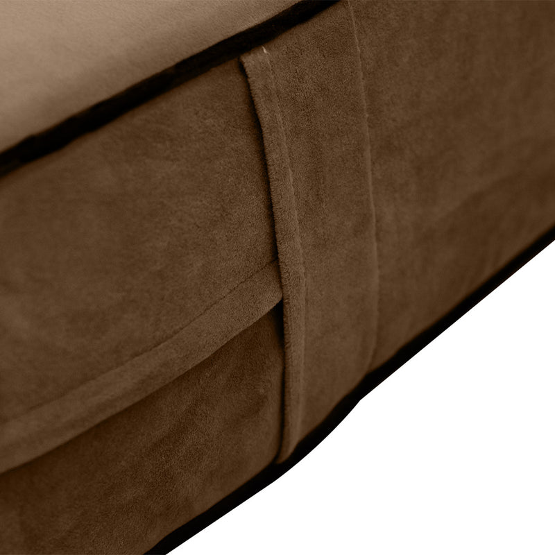 8" Thickness Velvet Indoor Daybed Mattress Fitted Sheet |Slipcover Only|