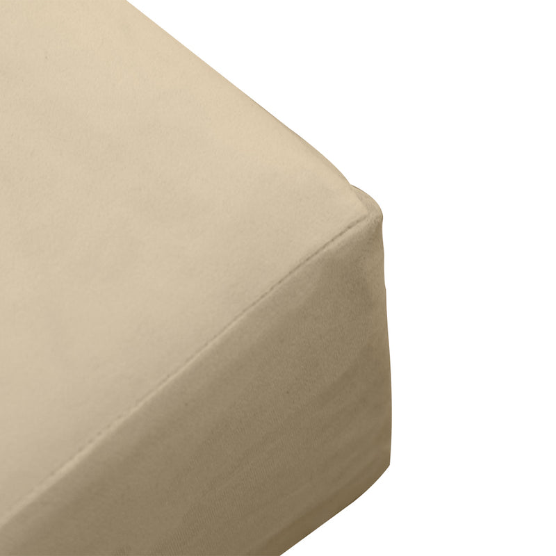 8" Thickness Velvet Indoor Daybed Mattress Fitted Sheet |Slipcover Only|