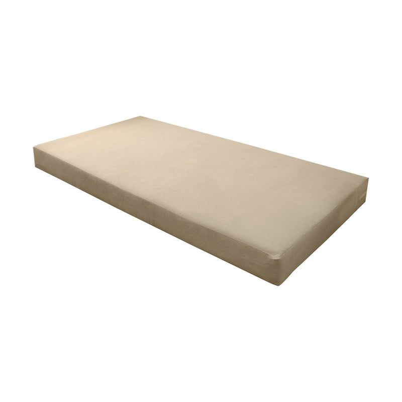 8" Thickness Velvet Indoor Daybed Mattress Fitted Sheet |Slipcover Only|