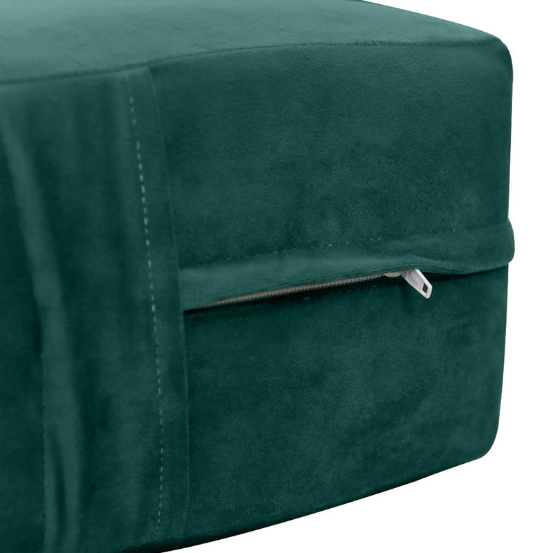 8" Thickness Velvet Indoor Daybed Mattress Fitted Sheet |Slipcover Only|