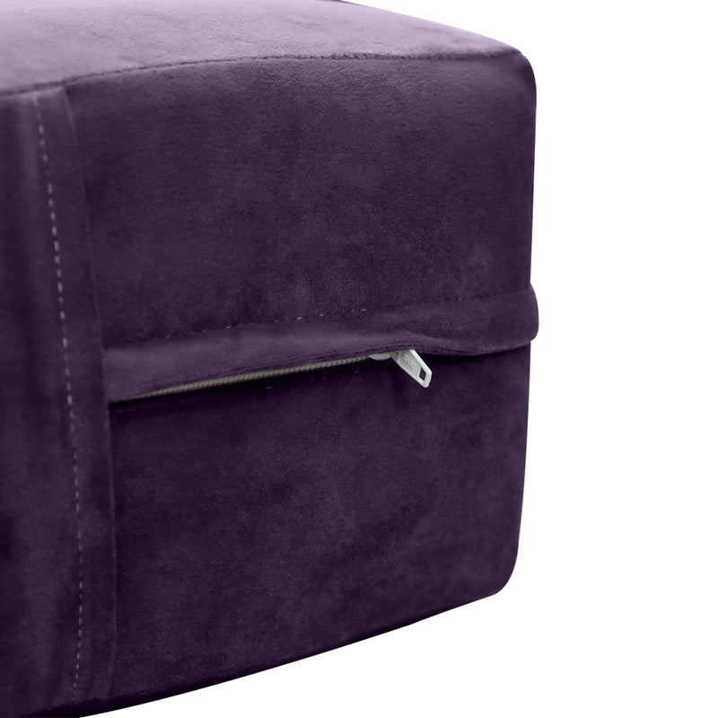8" Thickness Velvet Indoor Daybed Mattress Fitted Sheet |Slipcover Only|