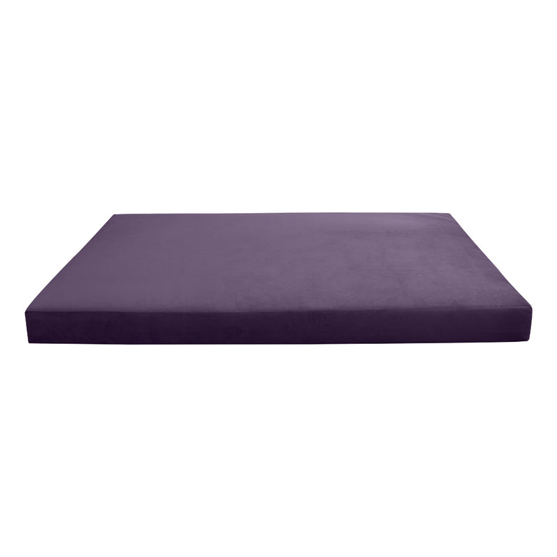 8" Thickness Velvet Indoor Daybed Mattress Fitted Sheet |Slipcover Only|