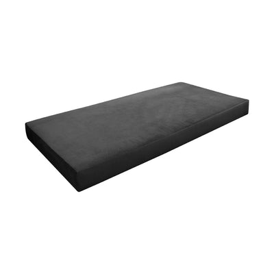 Model V4 - Velvet Indoor Daybed Mattress Bolster Backrest Cushions and Covers |Complete Set|