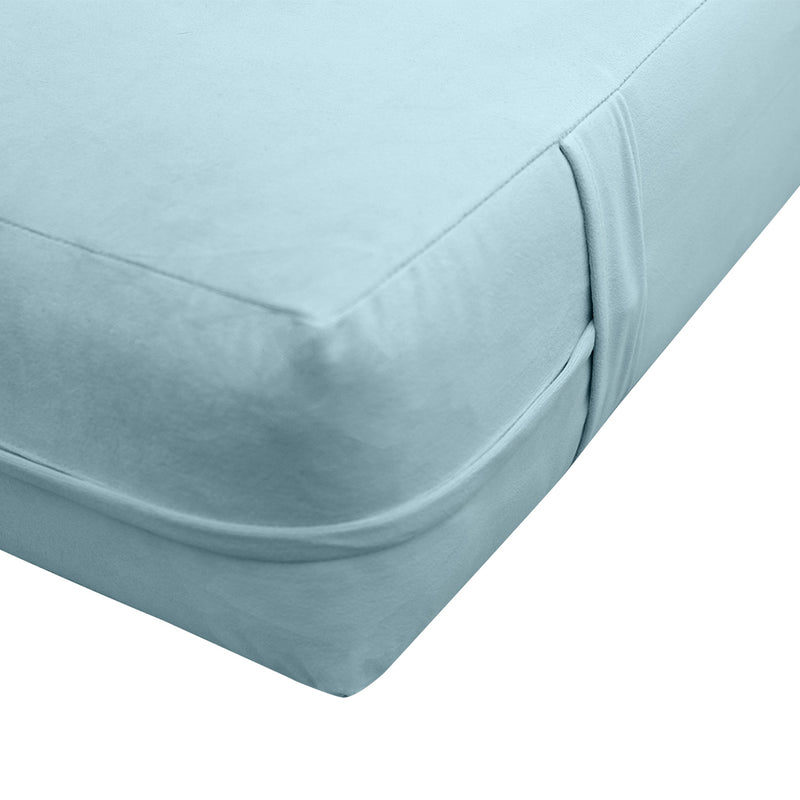 8" Thickness Velvet Indoor Daybed Mattress Fitted Sheet |Slipcover Only|