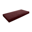 Model V5 - Velvet Indoor Daybed Mattress Bolster Pillow |COVERS ONLY|
