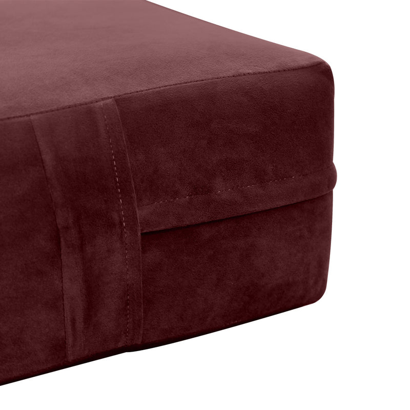 8" Thickness Velvet Indoor Daybed Mattress Fitted Sheet |Slipcover Only|
