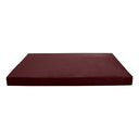 Model V6 - Velvet Indoor Daybed Mattress Bolster Pillows and Covers |Complete Set|
