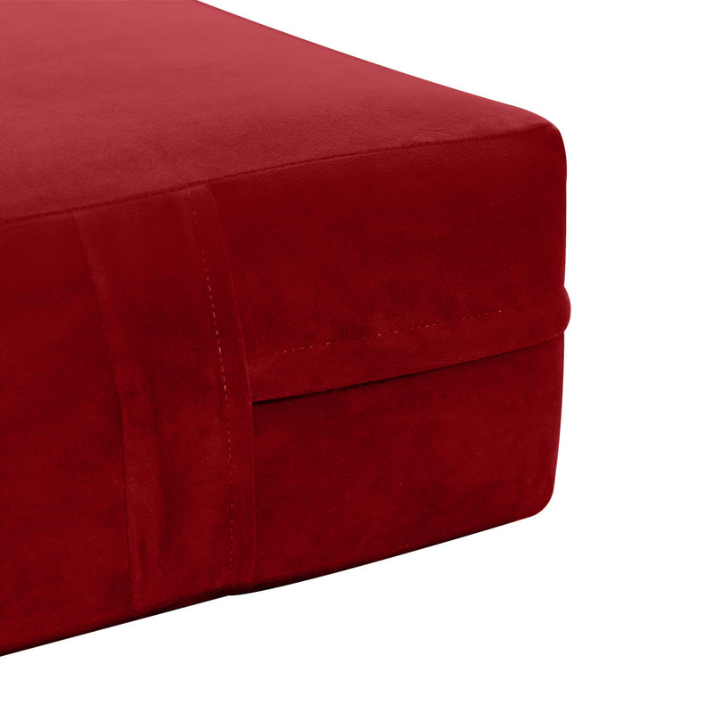 8" Thickness Velvet Indoor Daybed Mattress Fitted Sheet |Slipcover Only|