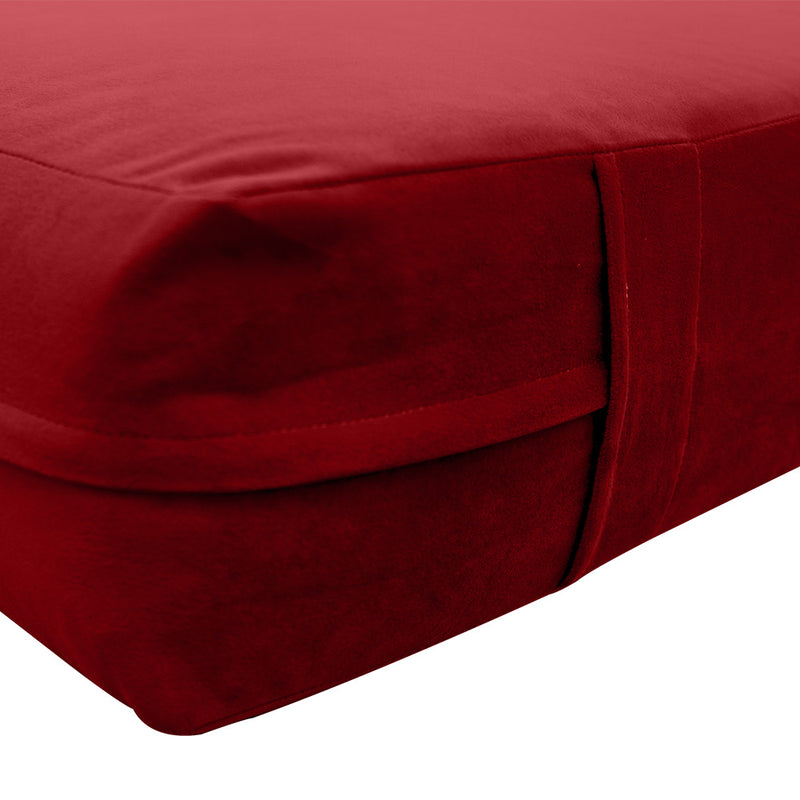 8" Thickness Velvet Indoor Daybed Mattress Fitted Sheet |Slipcover Only|
