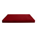 Model V5 - Velvet Indoor Daybed Mattress Bolster Pillow |COVERS ONLY|