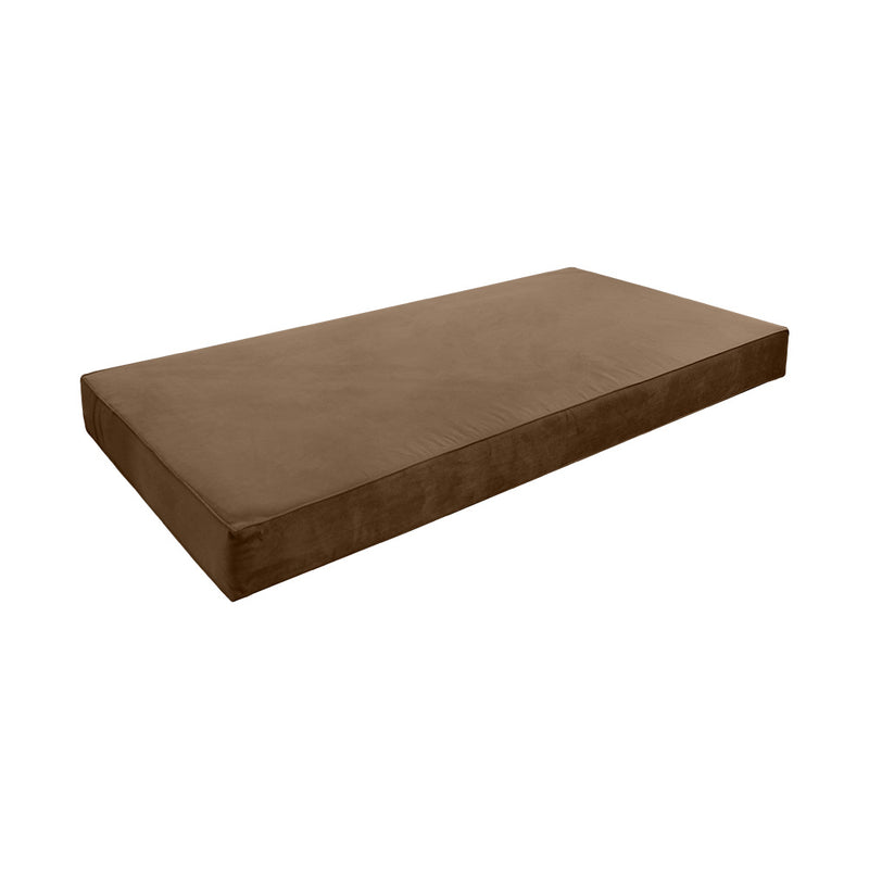 Model V5 - Velvet Indoor Daybed Mattress Bolster Pillows and Covers |Complete Set|