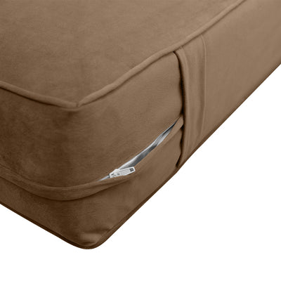 8" Thickness Velvet Indoor Daybed Mattress Fitted Sheet |Slipcover Only|