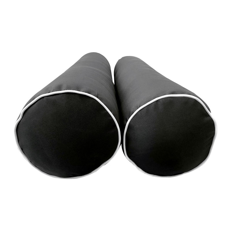Model-1 CRIB SIZE Bolster & Back Pillow Cushion Outdoor SLIP COVER ONLY