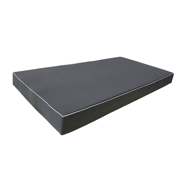 Outdoor Mattress Fitted Sheet Twin Size (75" x 39" x 6") Slip Cover Only