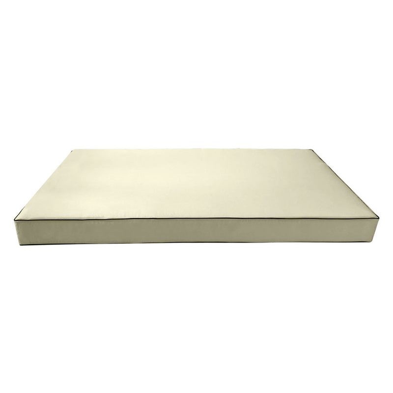 Outdoor Mattress Fitted Sheet Twin Size (75" x 39" x 6") Slip Cover Only