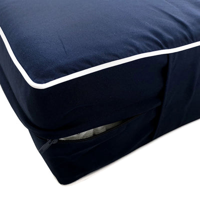 Outdoor Mattress Fitted Sheet Twin-XL Size (80" x 39" x 6") Slip Cover Only