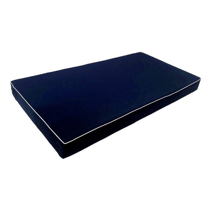 Outdoor Mattress Fitted Sheet Twin Size (75" x 39" x 6") Slip Cover Only