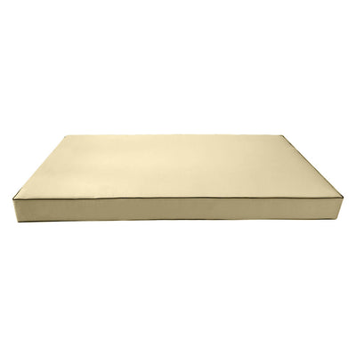Outdoor Mattress Fitted Sheet Twin Size (75" x 39" x 6") Slip Cover Only