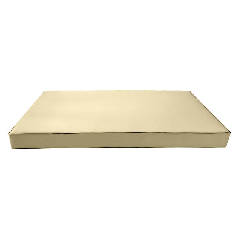 Outdoor Mattress Fitted Sheet Twin Size (75" x 39" x 6") Slip Cover Only