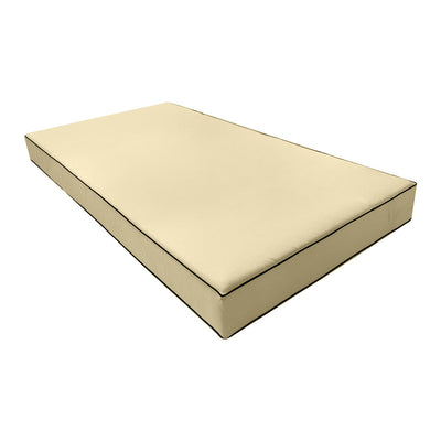 Outdoor Mattress Fitted Sheet Twin Size (75" x 39" x 6") Slip Cover Only