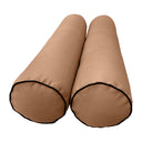 Model-1 Twin-XL Size (80" x 39" x 6") Outdoor Daybed Mattress Bolster Backrest Cushion Pillow |COVERS ONLY|