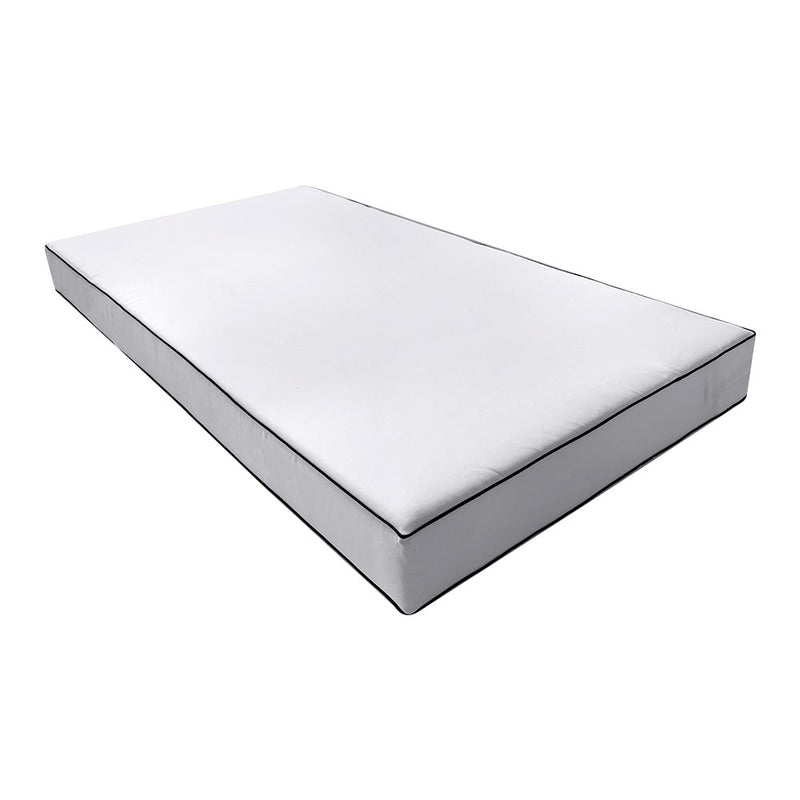 Outdoor Mattress Fitted Sheet Twin Size (75" x 39" x 6") Slip Cover Only