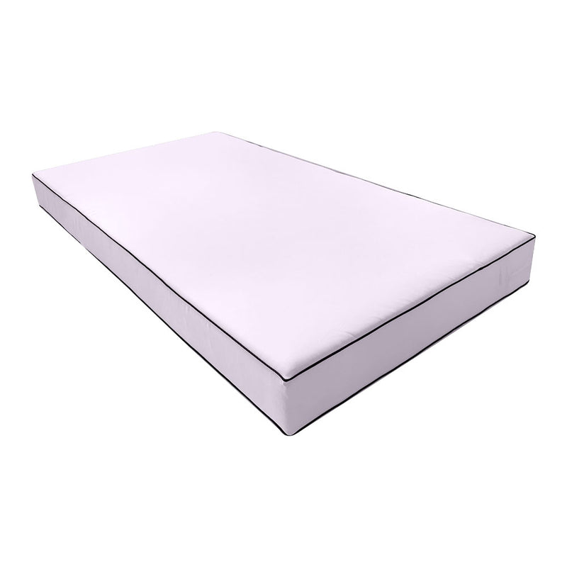 Outdoor Mattress Fitted Sheet Twin Size (75" x 39" x 6") Slip Cover Only